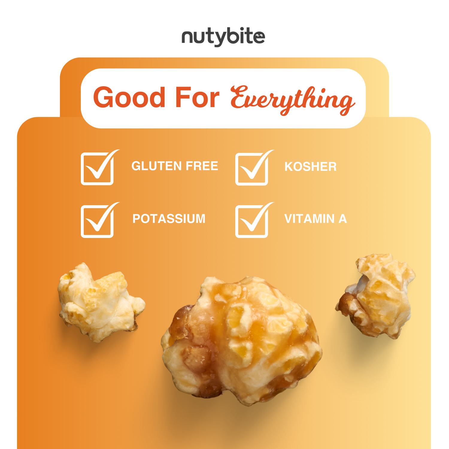 Nutybite Cheesy Caramel Popcorn information